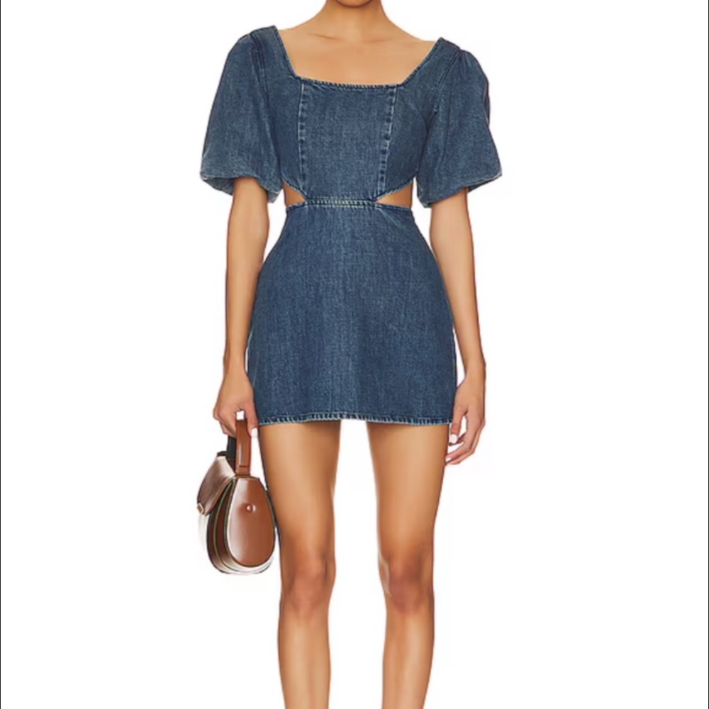Show Me Your MuMu City Cut Out Dress in Deep End